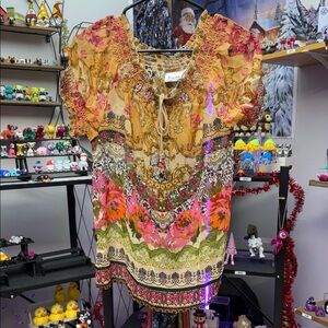 Bohemian Floral Blouse - Multicolor